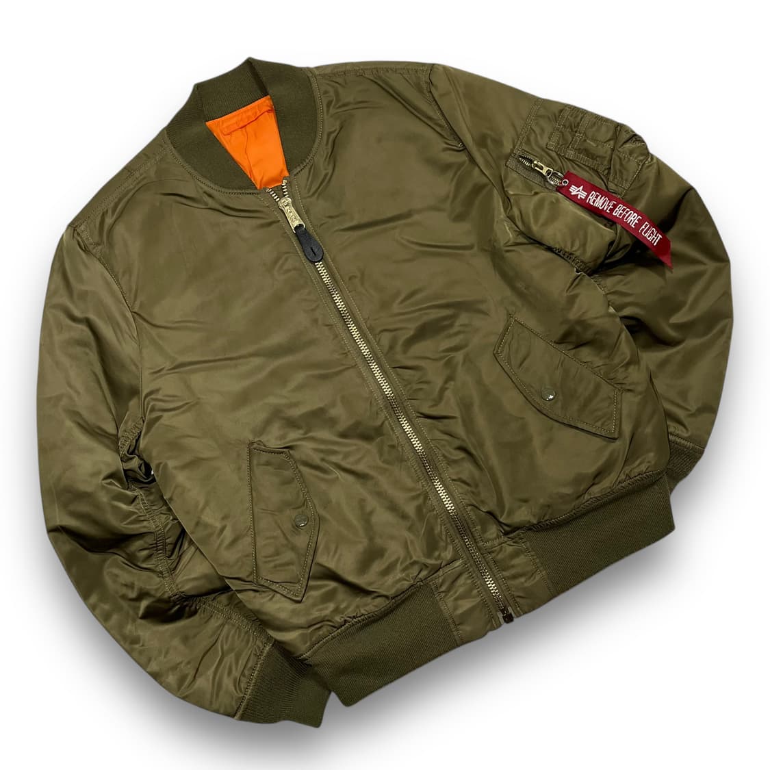 알파 인더스트리 빈티지 올리브 리버시블 슬림 Ma-1  상품이미지1