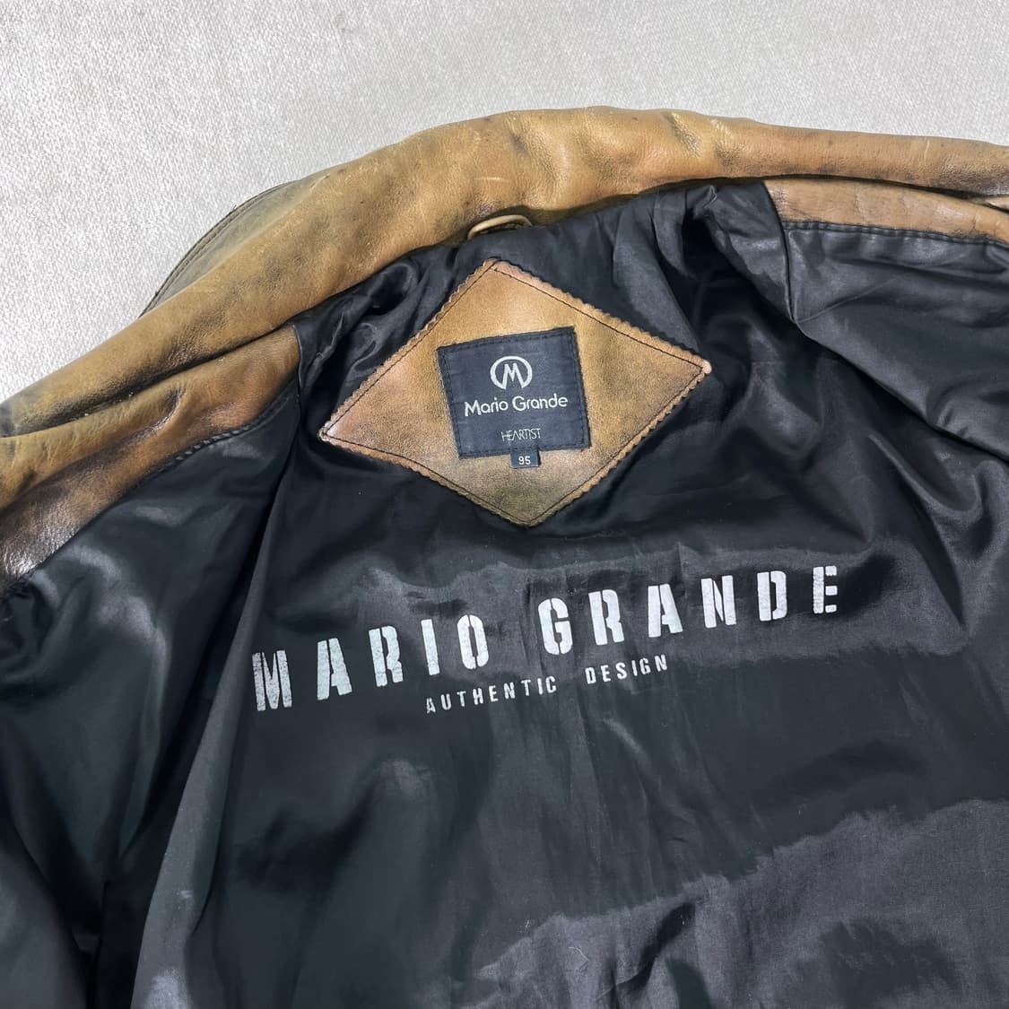 100 아메리칸 빈티지 90s 레더 자켓 상품이미지9