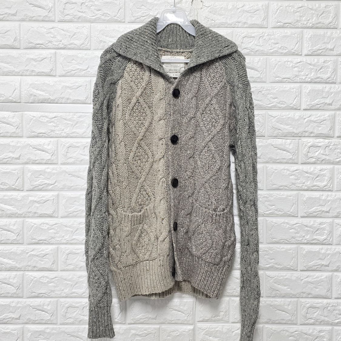 올세인츠 꽈배기 니트 가디건 S 상품이미지1