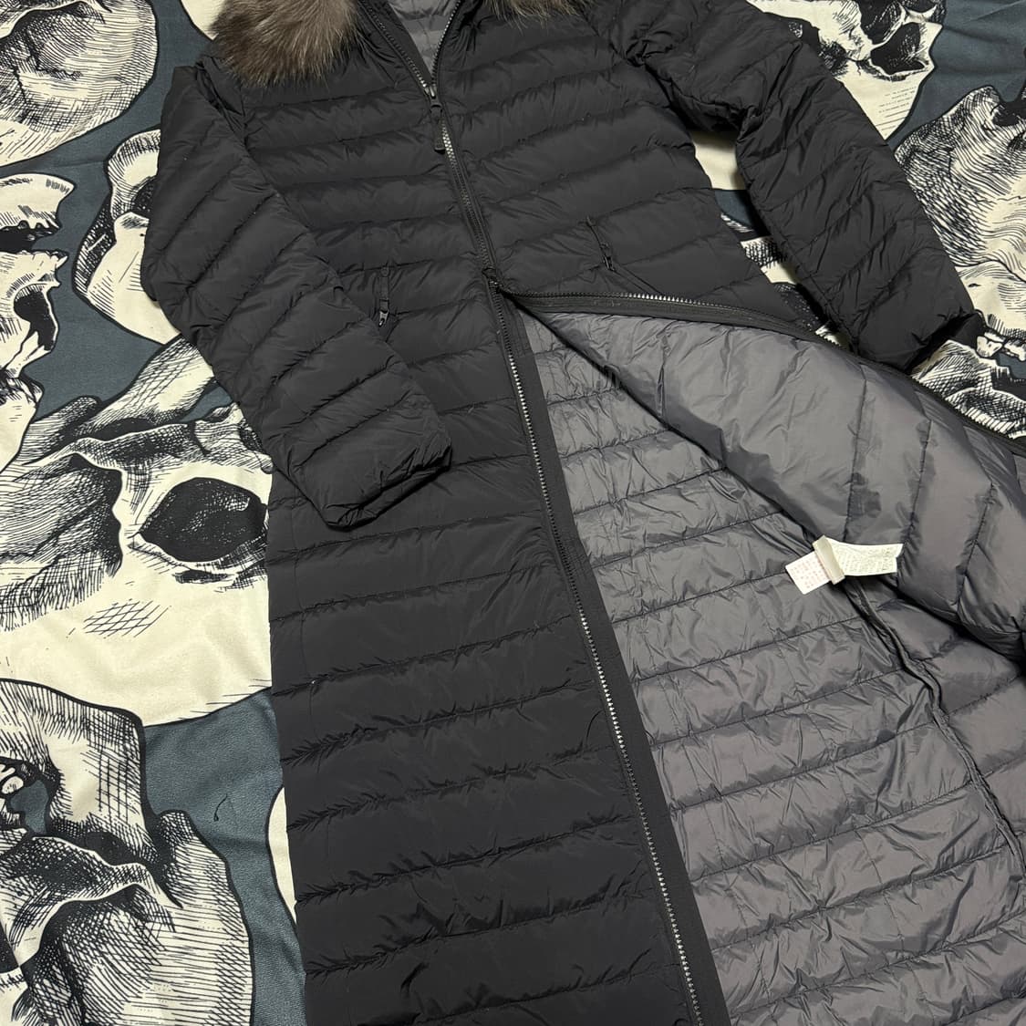 코오롱 구스다운 경량 롱패딩 여성 M 90 사이즈 상품이미지6