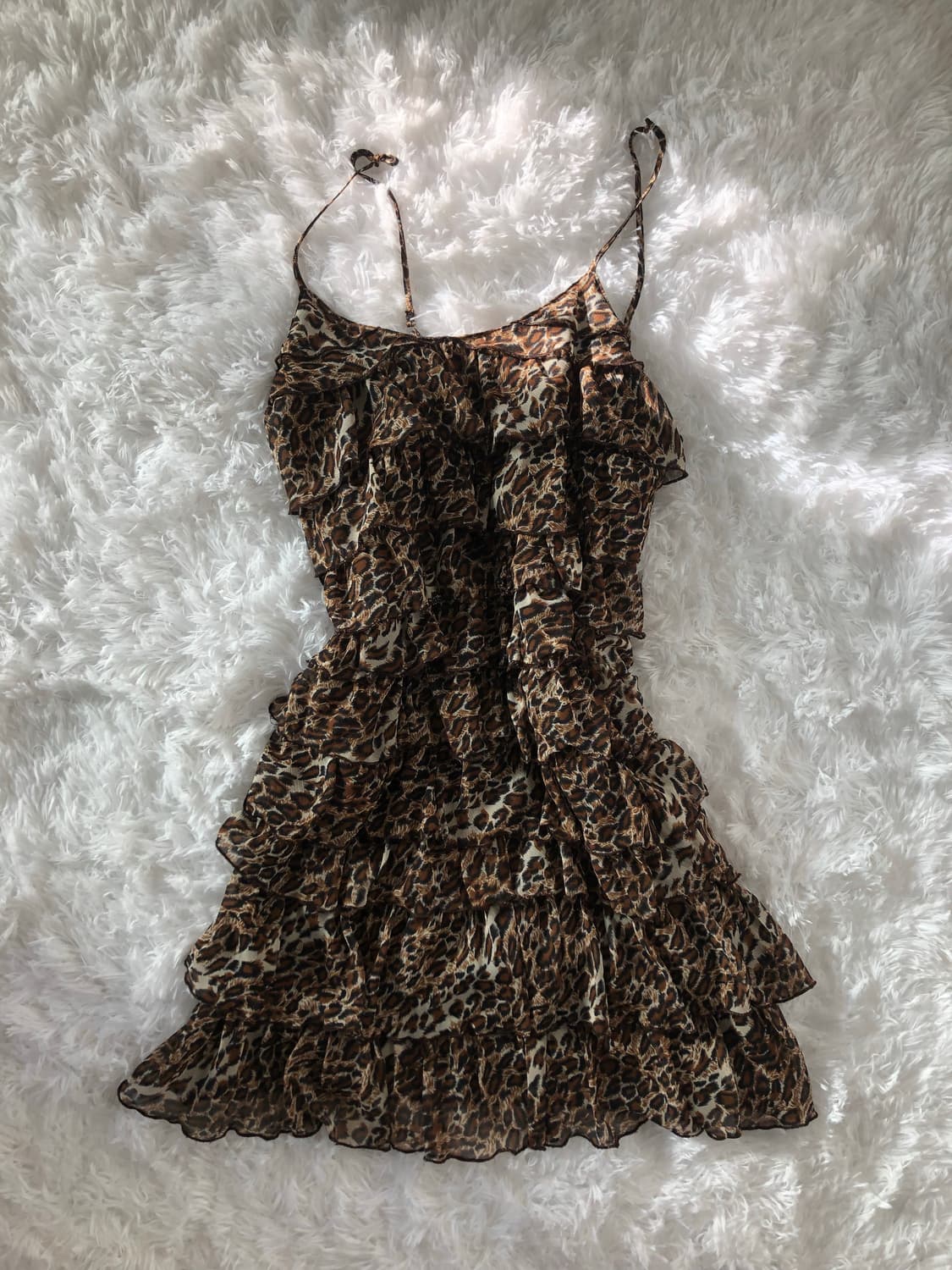 leopard print sleeveless ops 상품이미지2