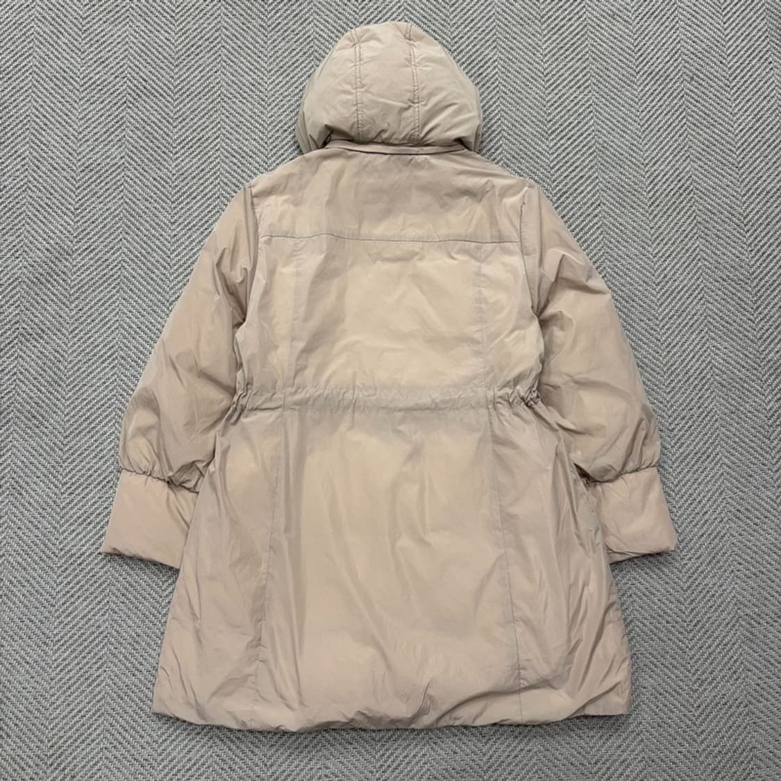 발망 덕다운 리본 후드패딩 v1933 상품이미지1