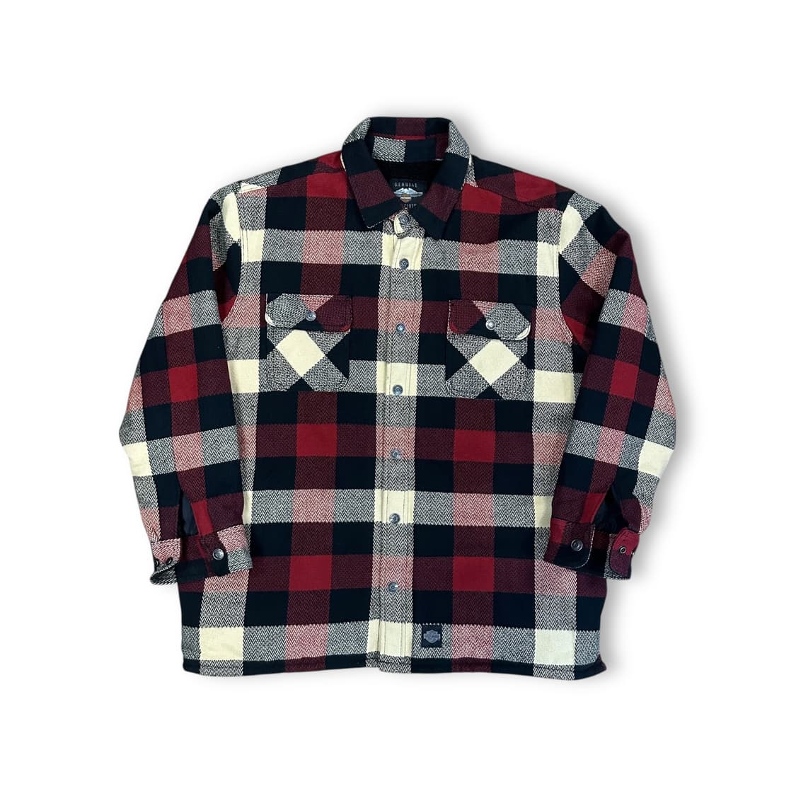 할리데이비슨 양털 체크 자켓 상품이미지1