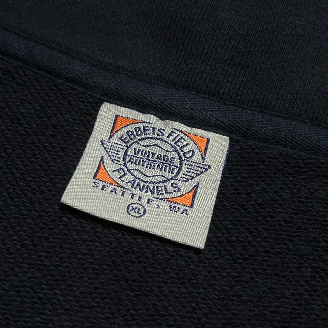 [XL] EBFD 이벳필드 네이비 반집업 맨투맨 상품이미지3