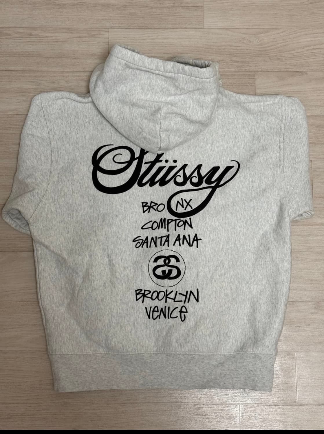 스투시 월드투어 후드집업 M 상품이미지1