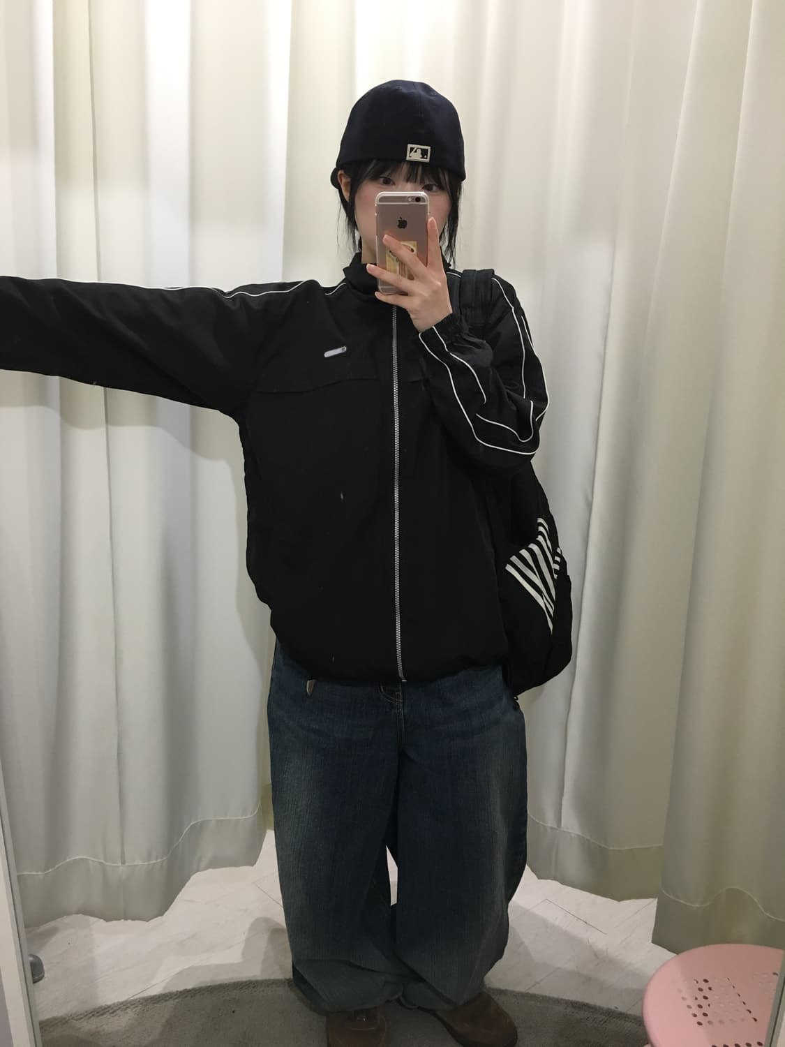 사이드라인 오버핏 바람막이 상품이미지1