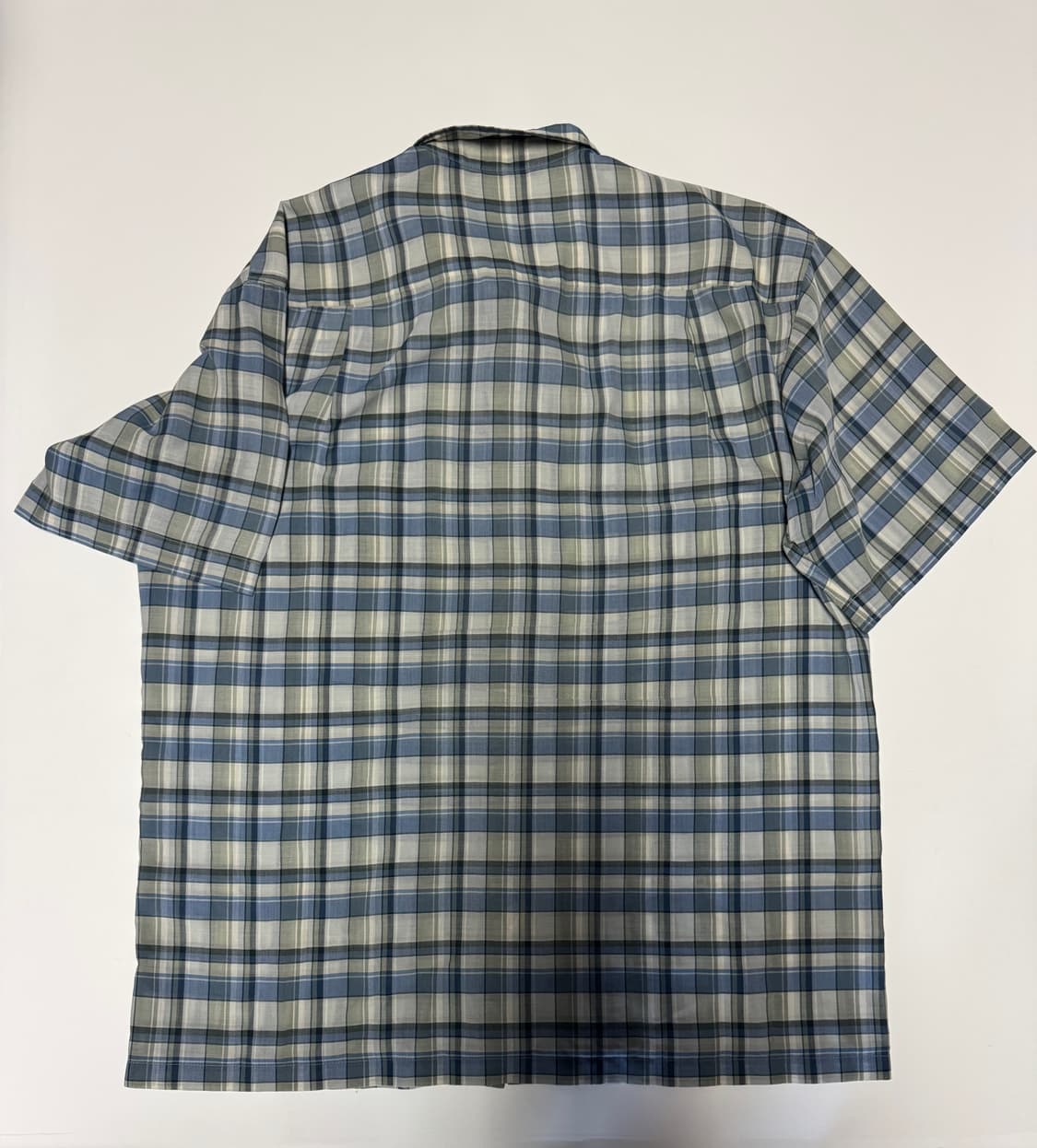 닥스 DAKS 여름 오버핏 빈티지 반팔 체크 셔츠 2XL 상품이미지2