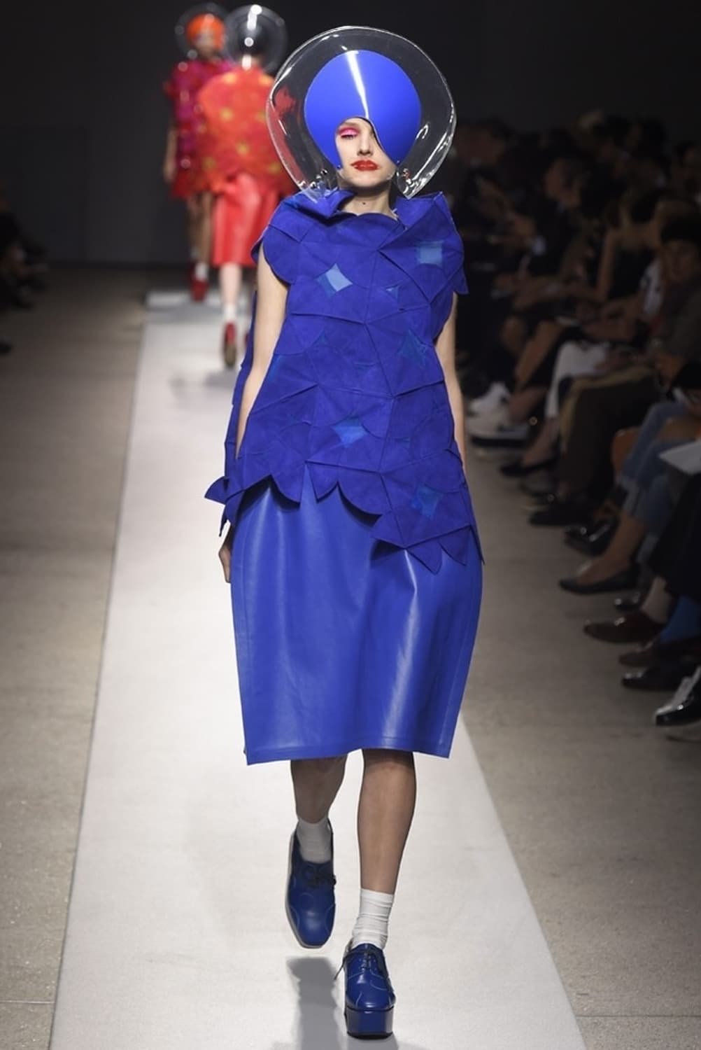 준야와타나베 15SS 아카이브 오리가미 블루 탑 상품이미지1