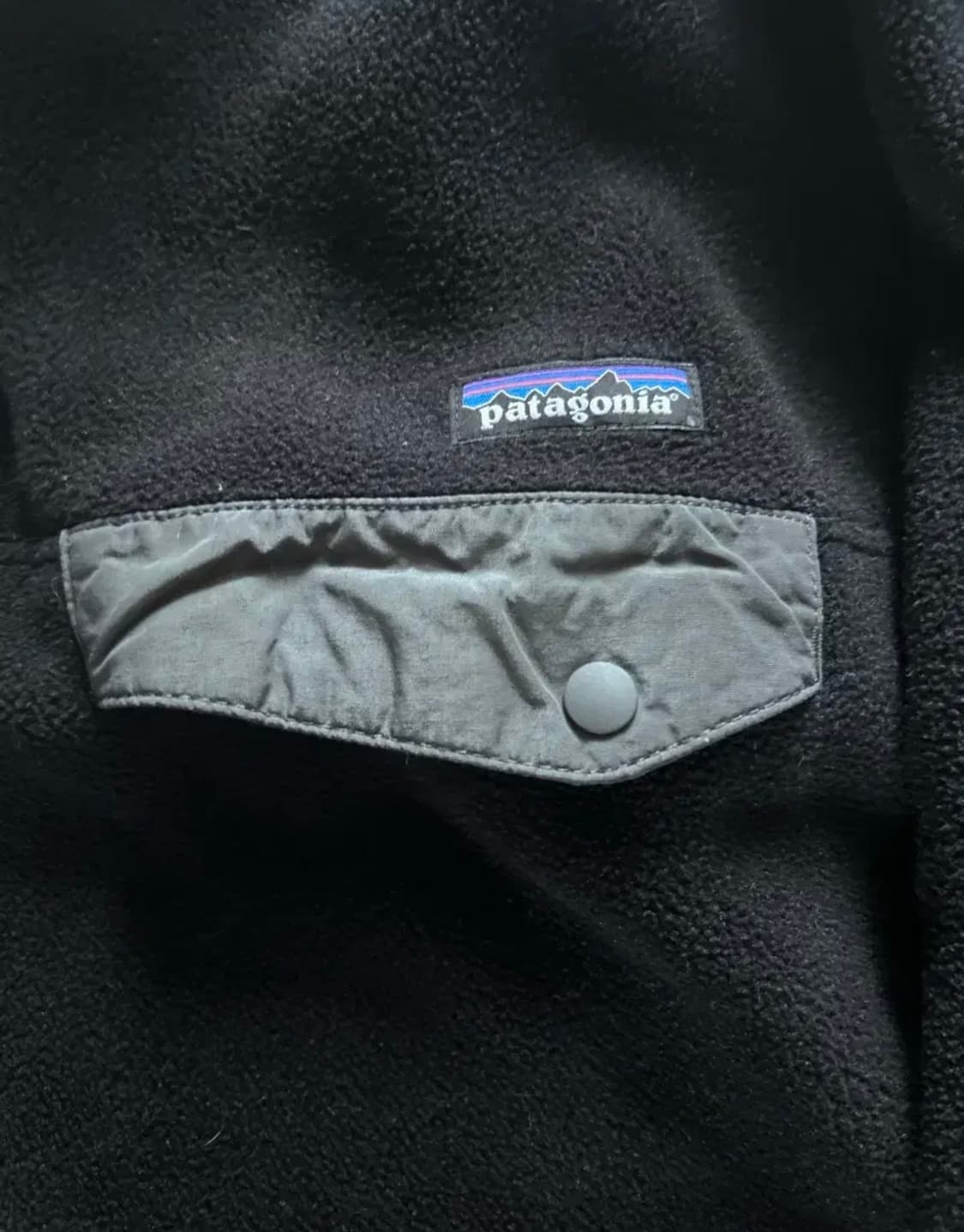 파타고니아 신칠라 플리스 스냅티 헤비웨이트 블랙 포지 M 상품이미지3