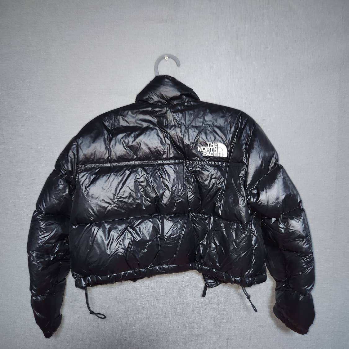 우먼스 눕시 숏 패딩 블랙 L 95 상품이미지4