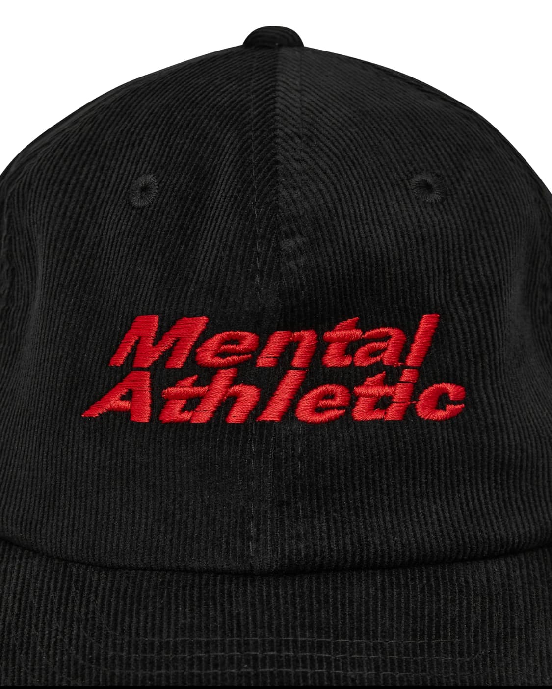 mental athletic 코듀로이캡 검/빨 상품이미지6
