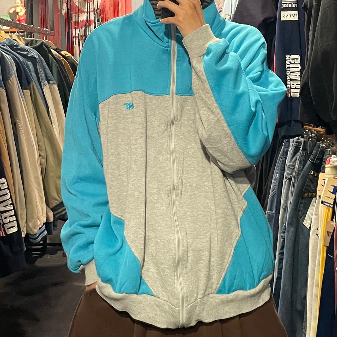 [IM] 나이키 스웻 집업 아쿠아그린 상품이미지1