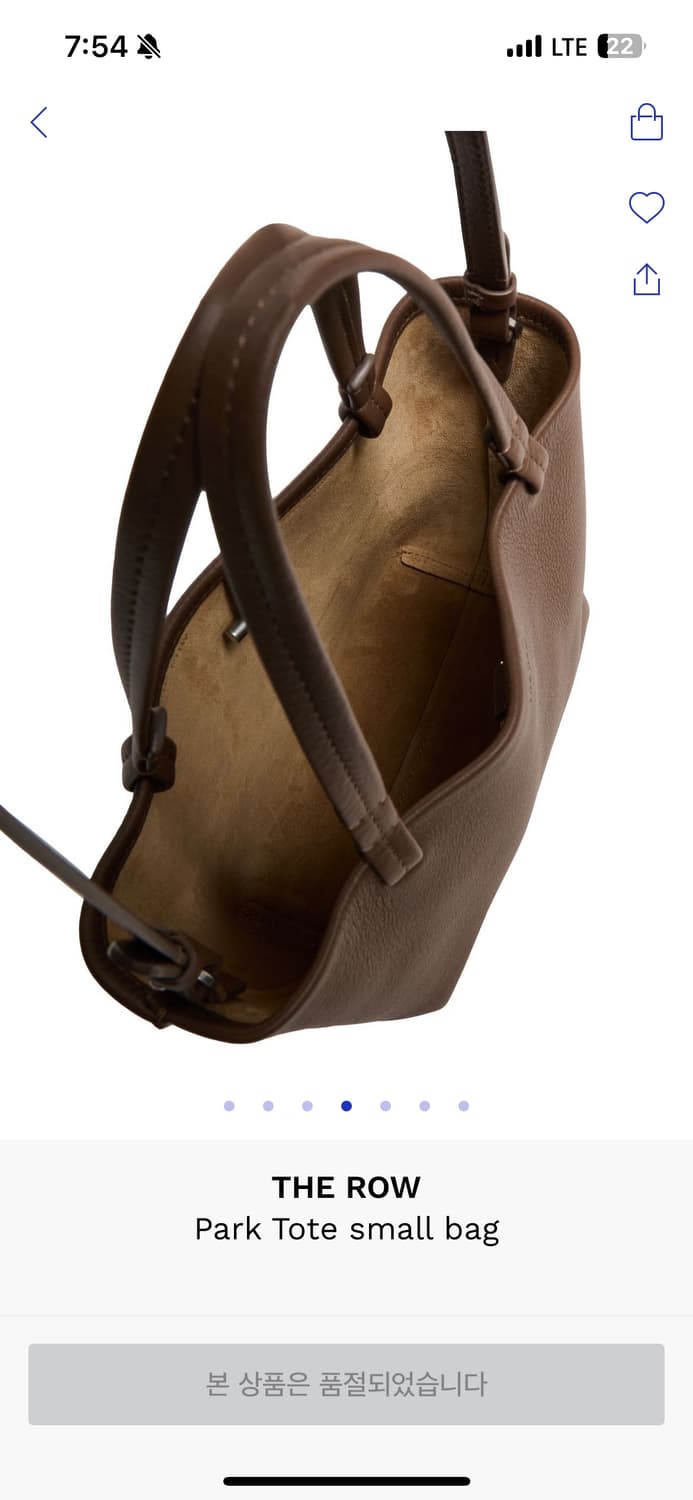 더로우 파크토트 스몰 다크올리브 상품이미지2