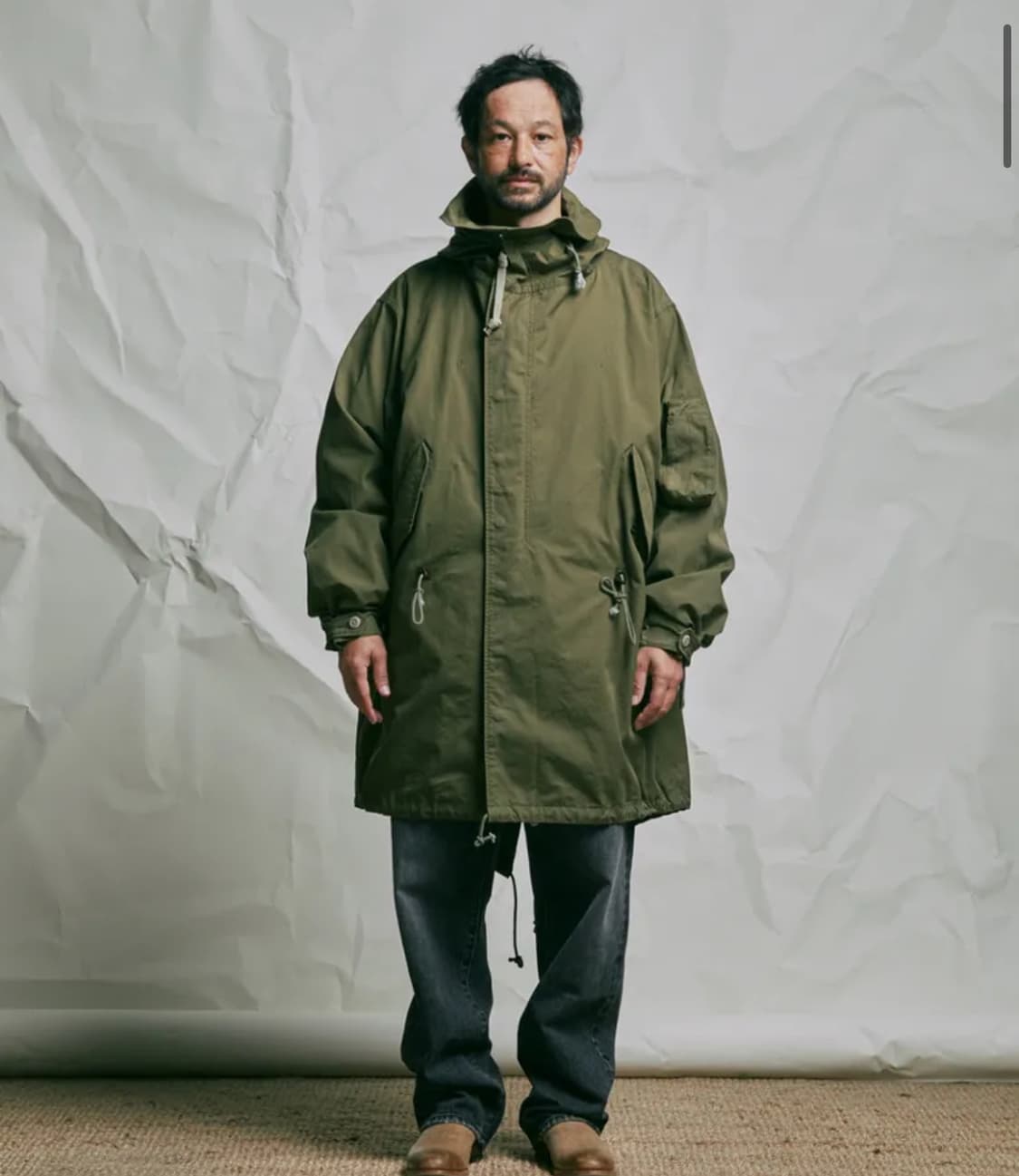 [3]비헤비어 M48 MIL PARKA olive 피쉬테일 개파카 상품이미지1