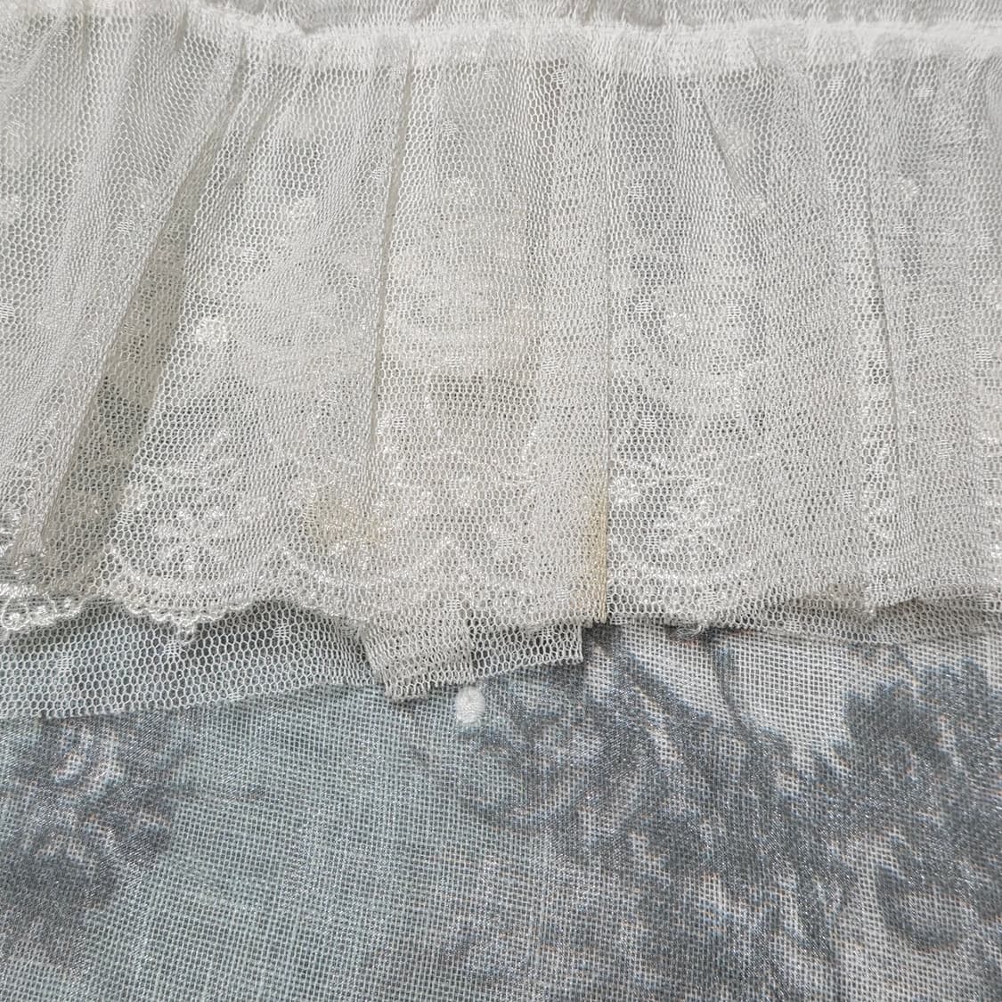 빈티지 리즈리사 나비 슬리브리스 나시 퍼 가디건 페어리 모리 코디셋 상품이미지8