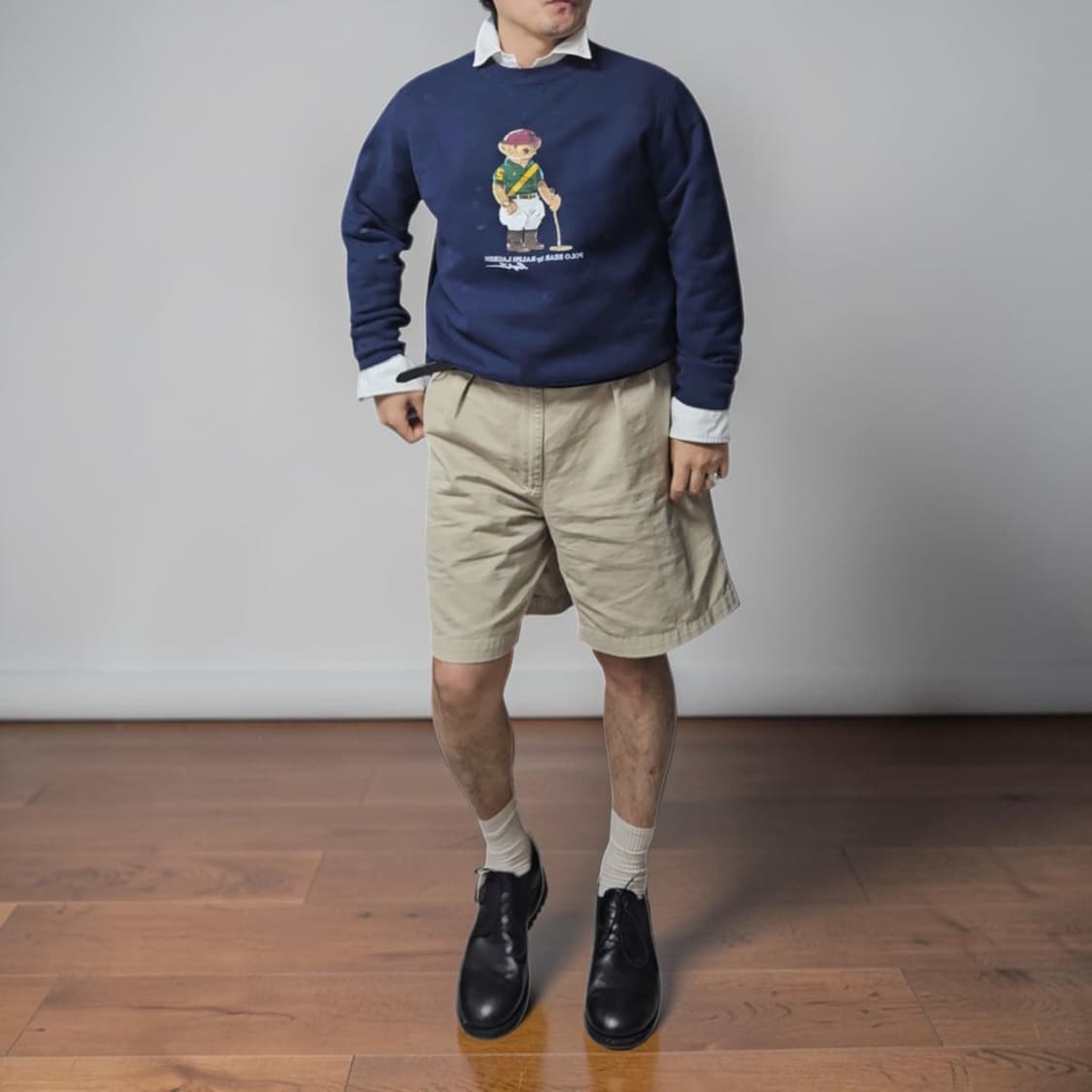 폴로 랄프로렌 큐알 베어 맨투맨 스웻셔츠 L M0109 상품이미지1