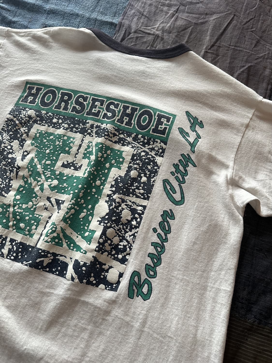90s USA Vintage Ringer T Shirt 상품이미지3