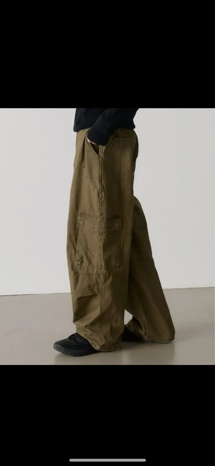 노운 워시드 카고 팬츠 0사이즈 판매합니다 상품이미지1