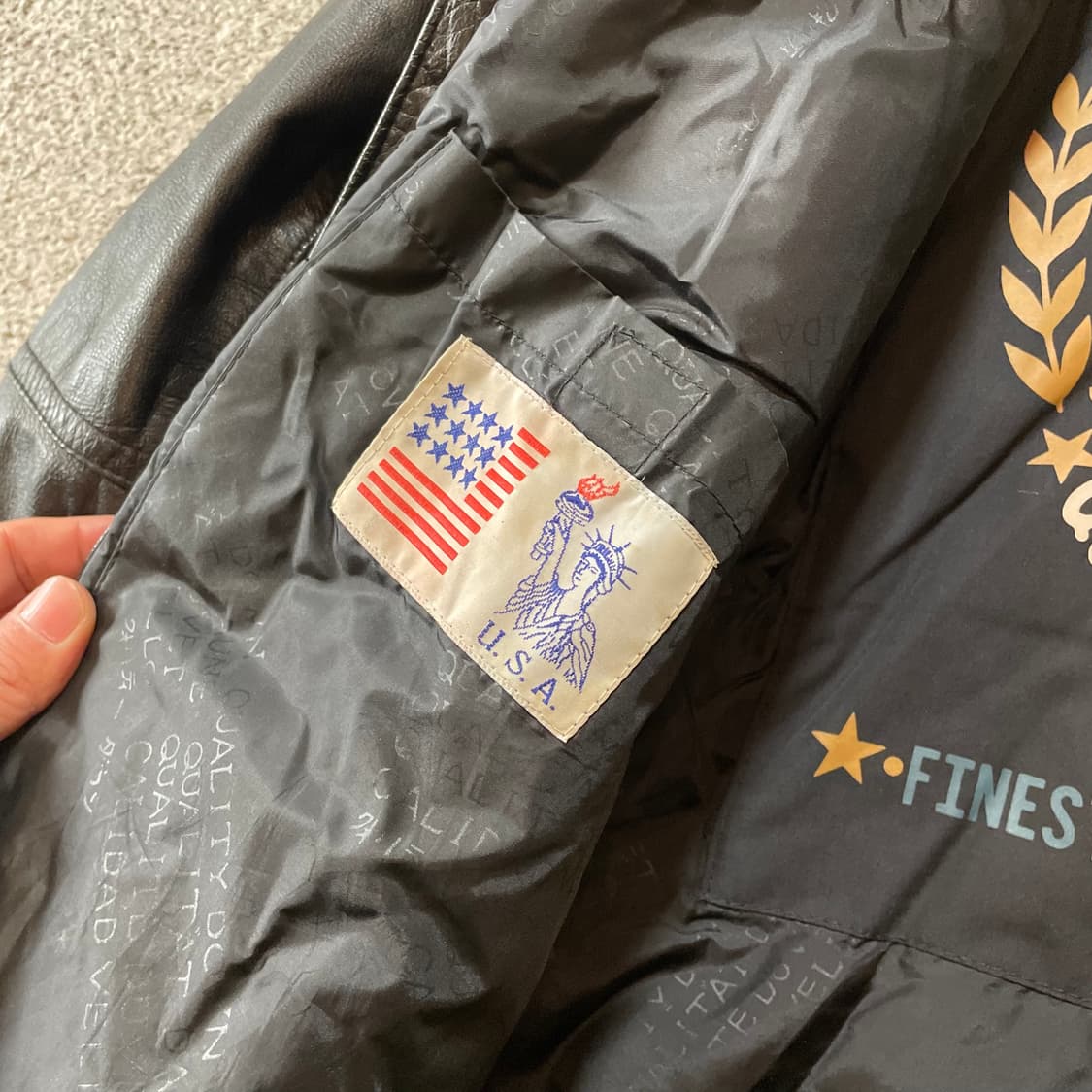 올아메리칸 레더 사파리 다운자켓 상품이미지7