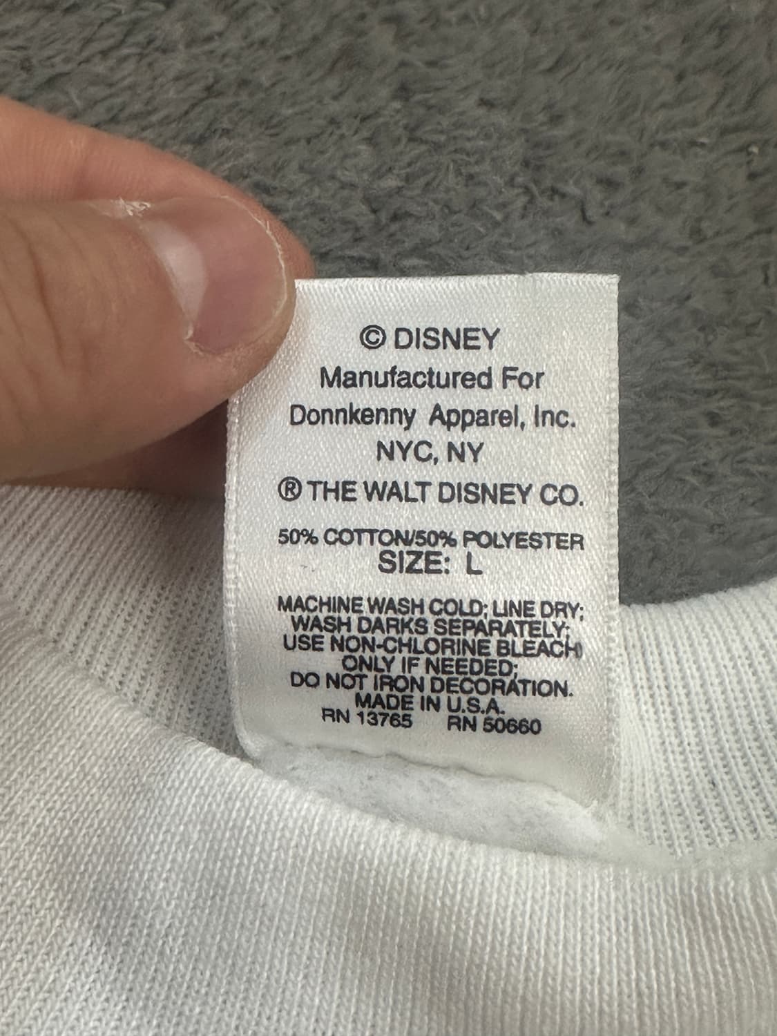 90s 미키마우스 스웻셔츠 L 상품이미지6