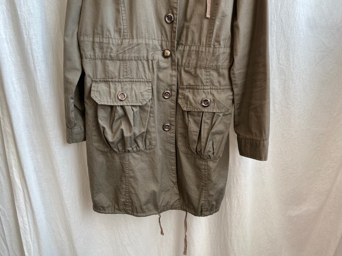 PALEO2 브라운카키 야상자켓(M) 상품이미지5