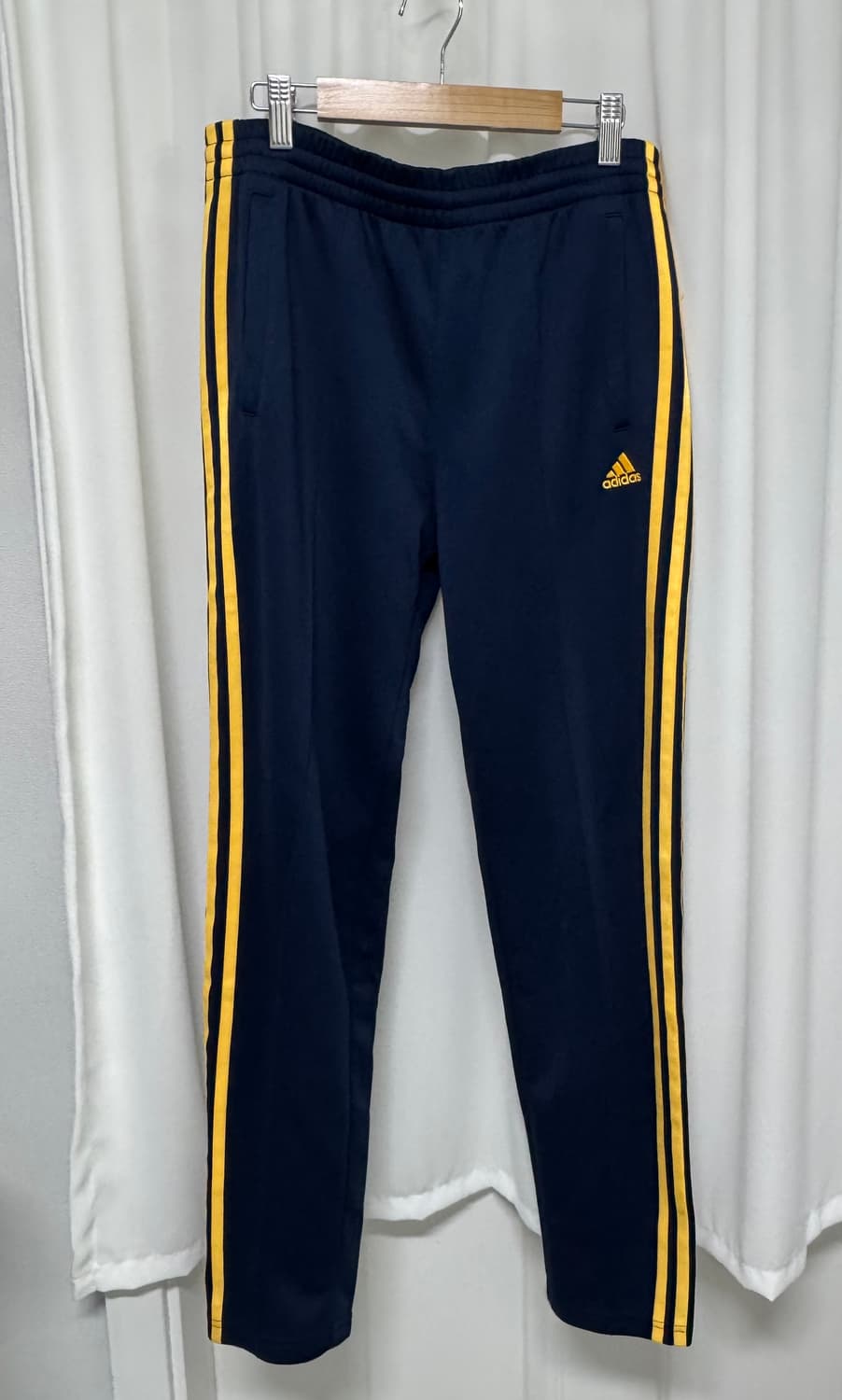 아디다스 네이비/옐로우 트레이닝 세트 상품이미지6