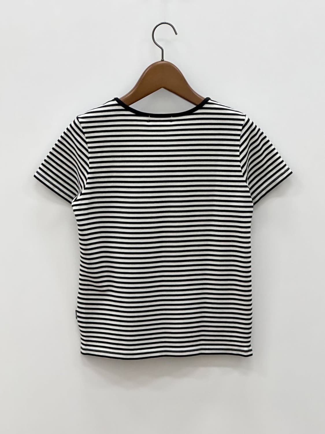 courreges / 꾸레쥬 블랙 스트라이프 반팔 티셔츠  상품이미지5