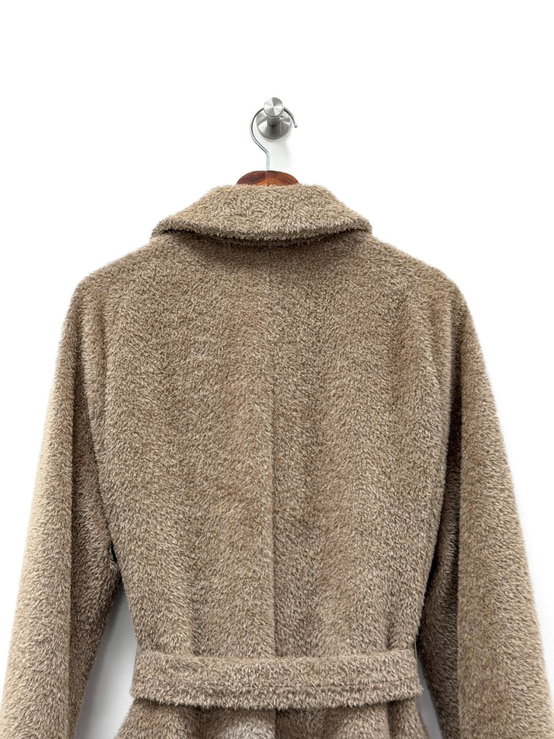 막스마라 알파카 울 블렌드 벨티드 코트 상품이미지4