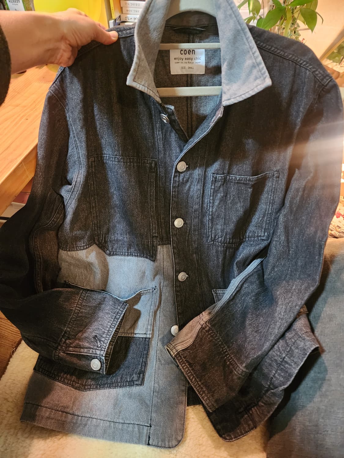 Coen 믹스진 자켓 스몰사이즈 상품이미지3