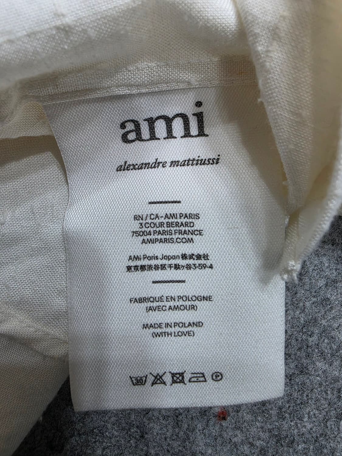 아미 AMI 비스코스 실크 웨스턴 버튼 셔츠 41 상품이미지8