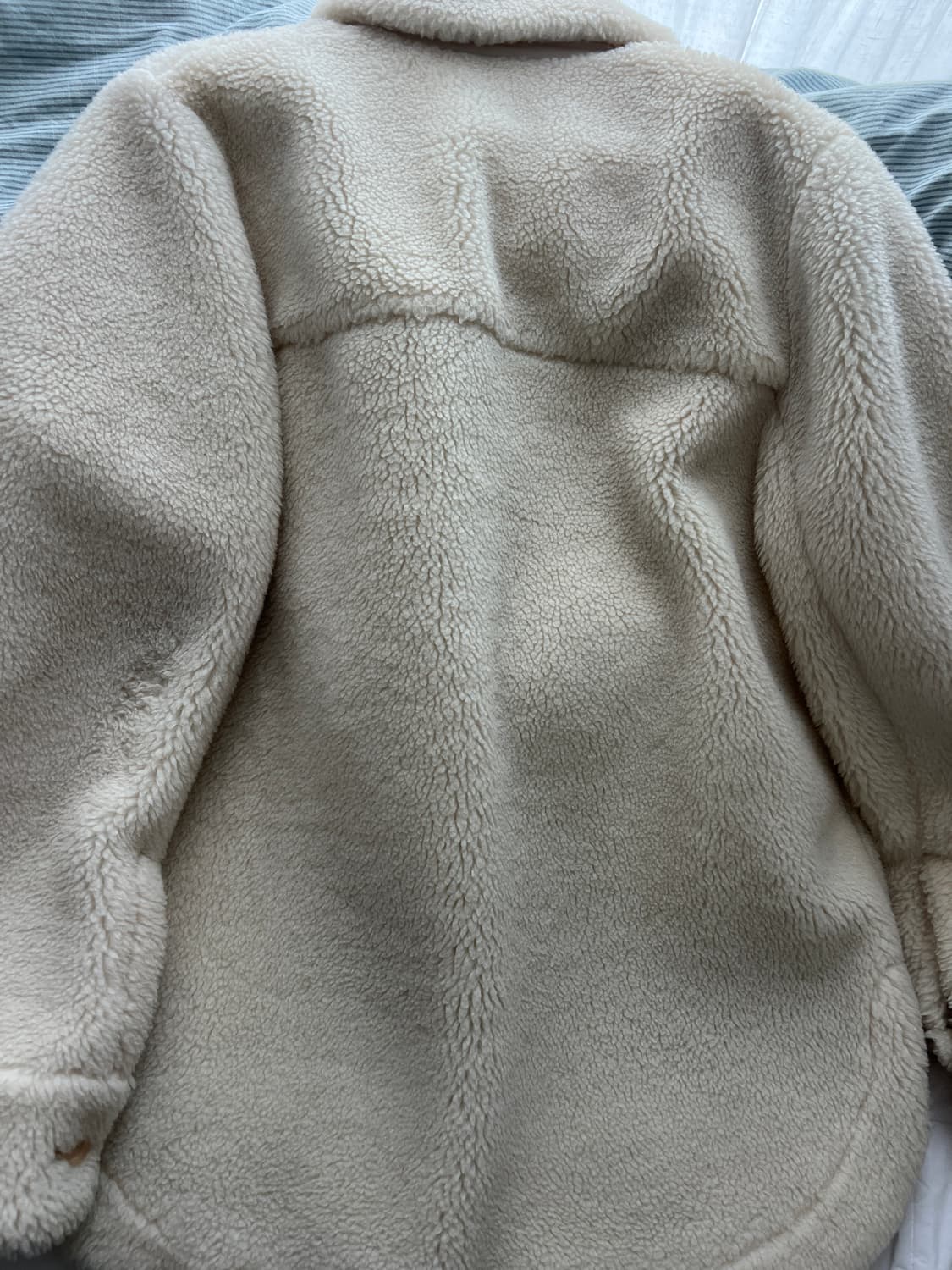 cos 테디 자켓 아이보리 s 상품이미지8