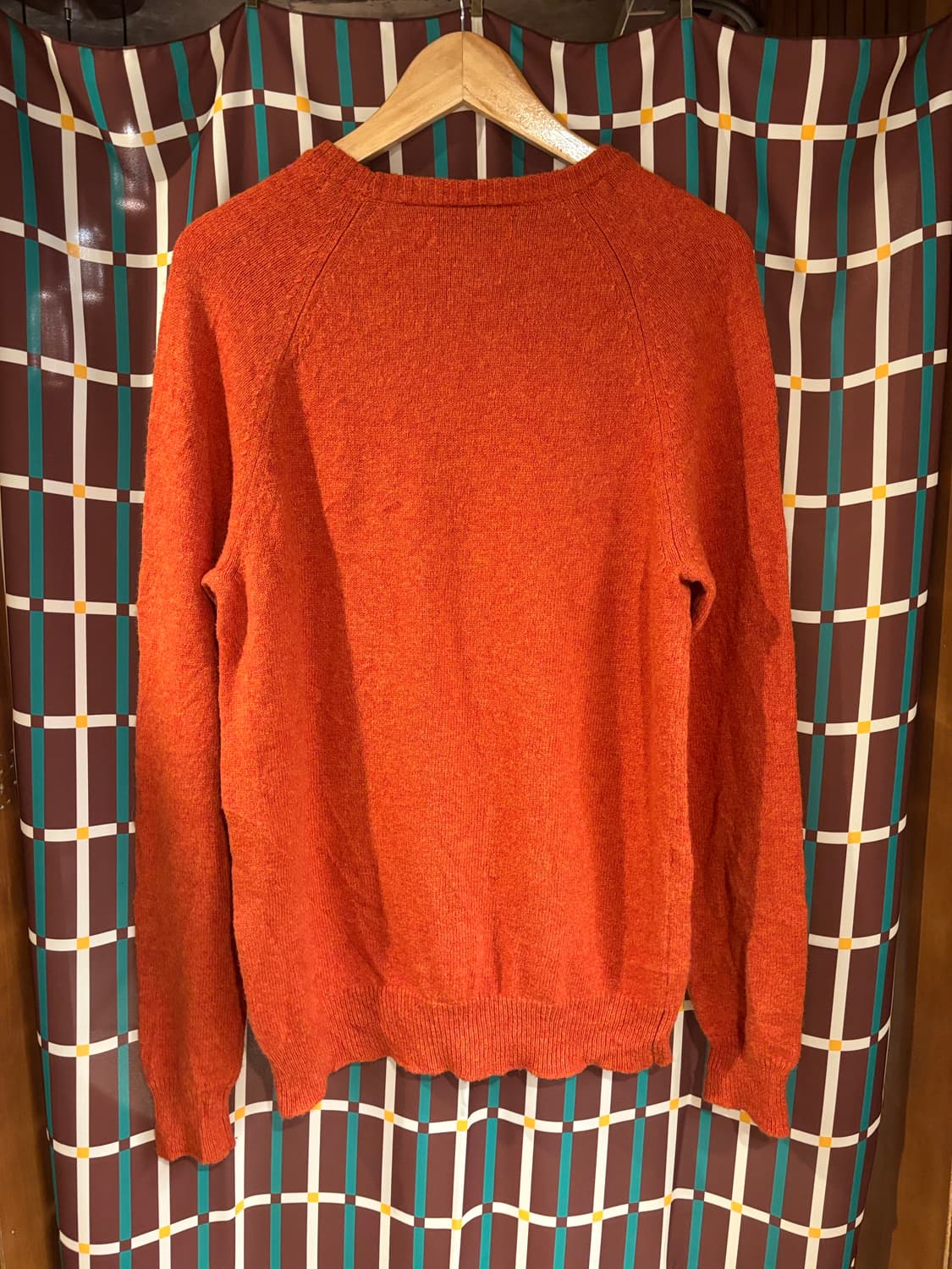 일본 INHERIT 오렌지색 니트 상품이미지3