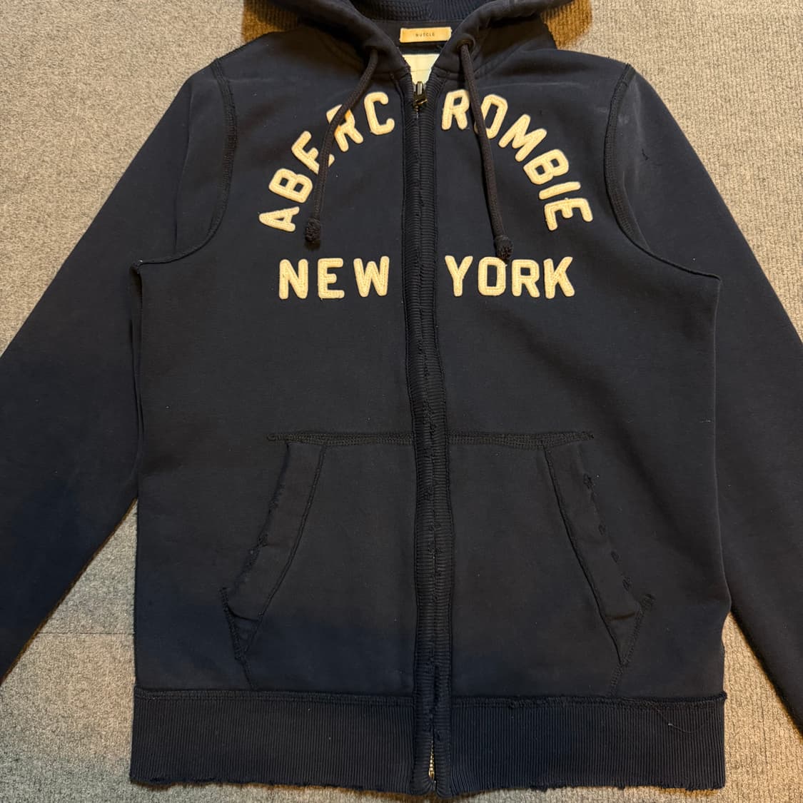 아베크롬비 네이비 후드집업 M 상품이미지2