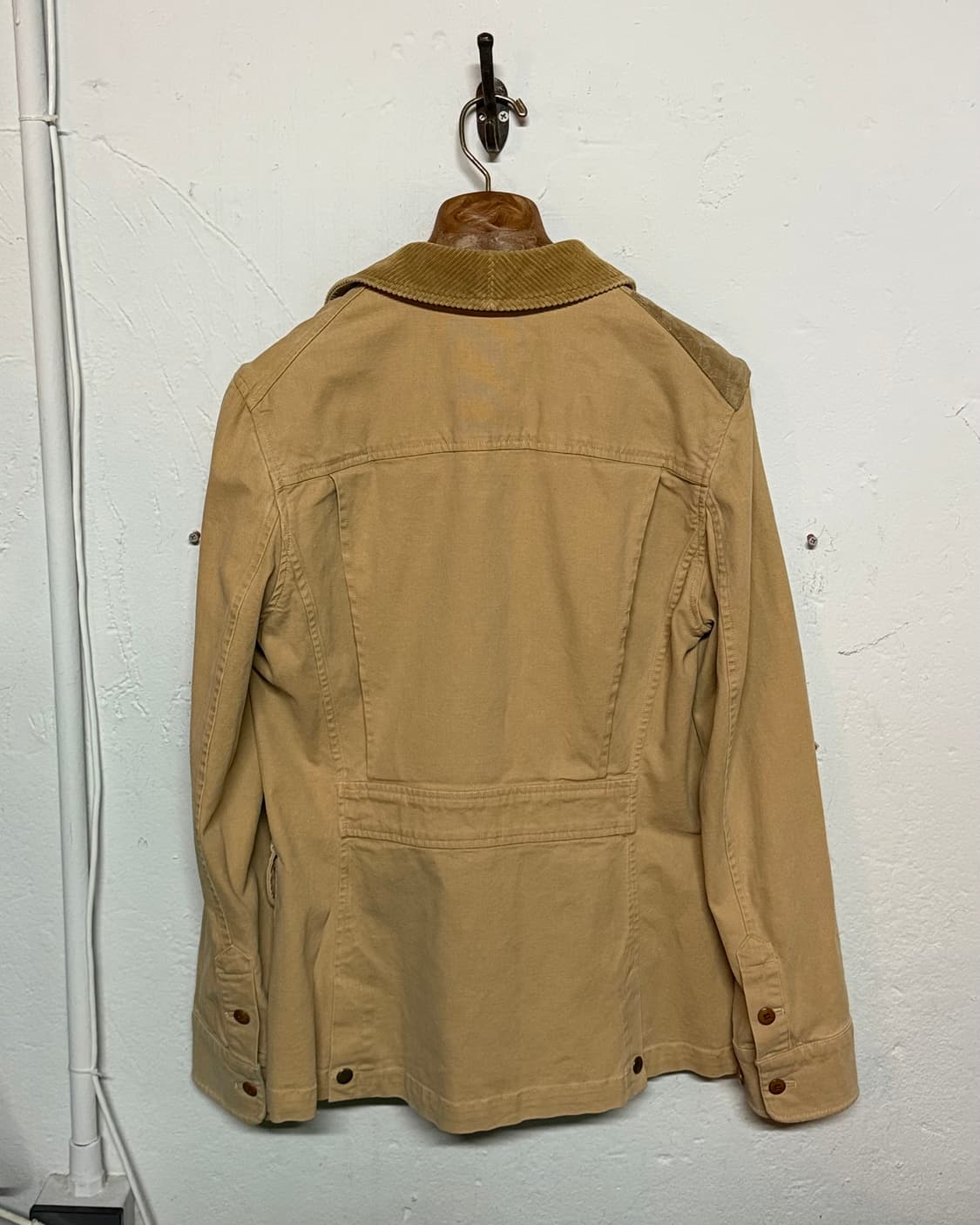 90‘s 폴로 랄프로렌 숄더패치 코튼 헌팅자켓 L 상품이미지6