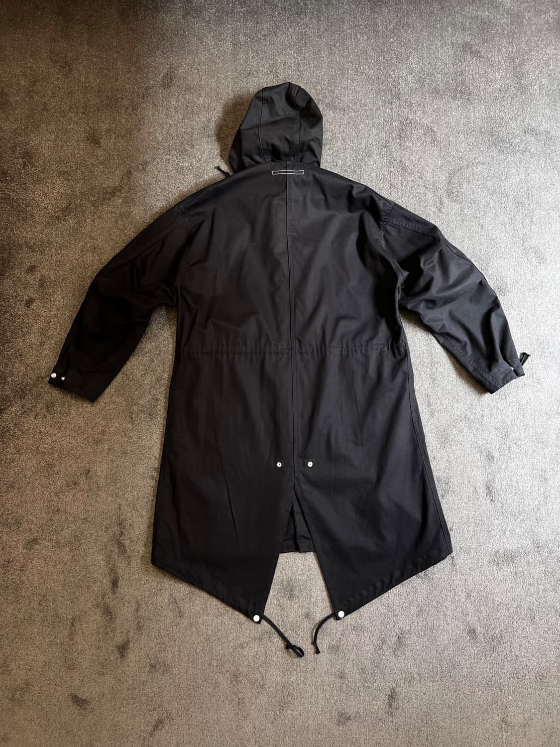 1990boy 사파리 후디드 피쉬테일 코트 M 상품이미지5