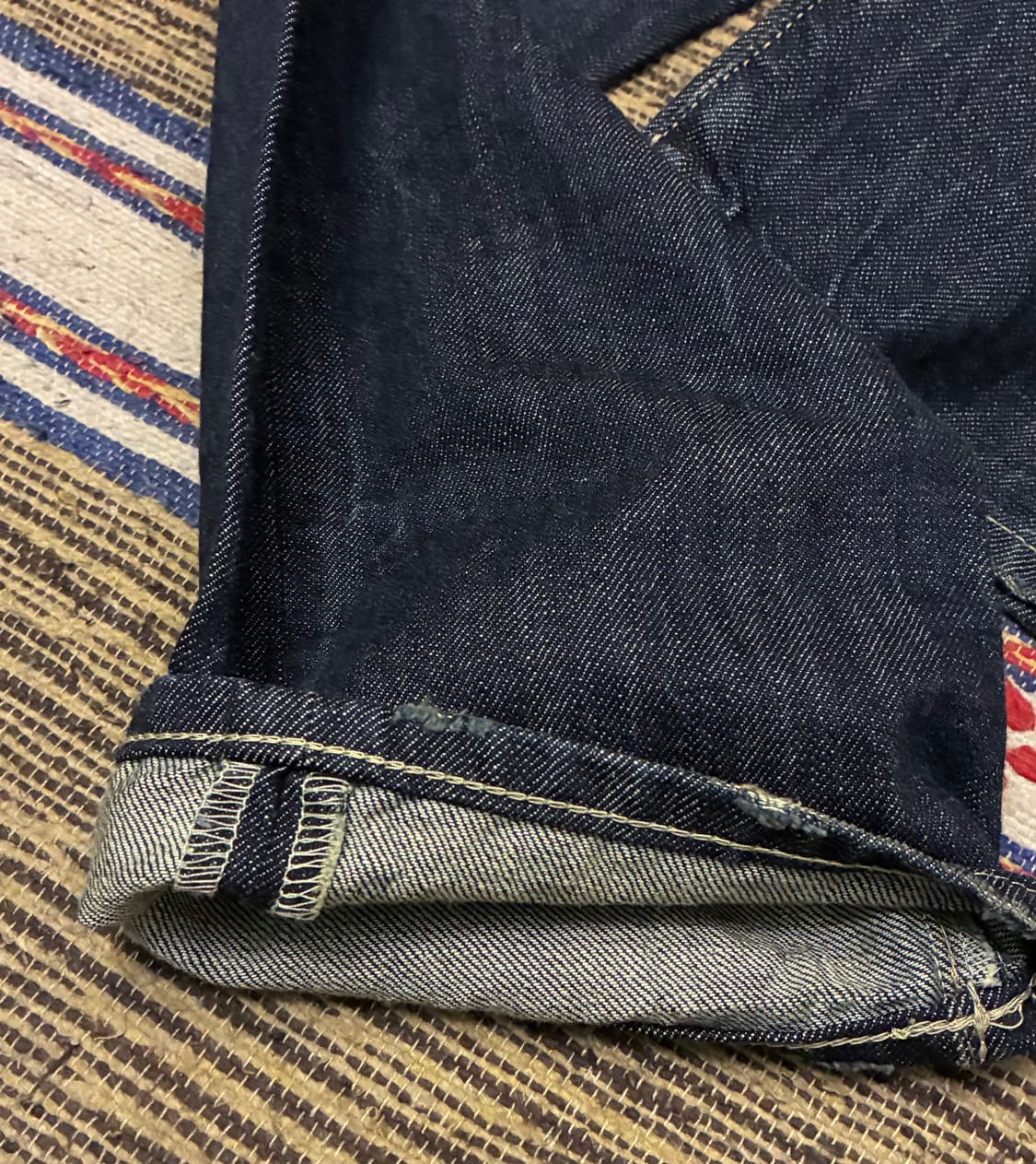 (32~34)데님앤서플라이 랄프로렌 카모포켓 워싱 데님 청바지 rrl 상품이미지5