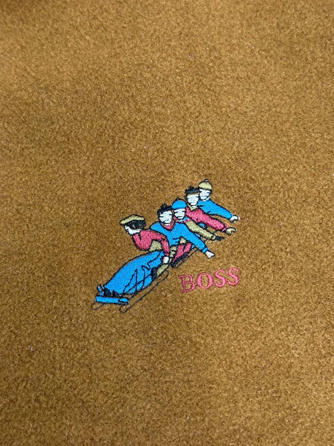 00s HUGO BOSS 캐시미어 봄버 자켓 XL 상품이미지5