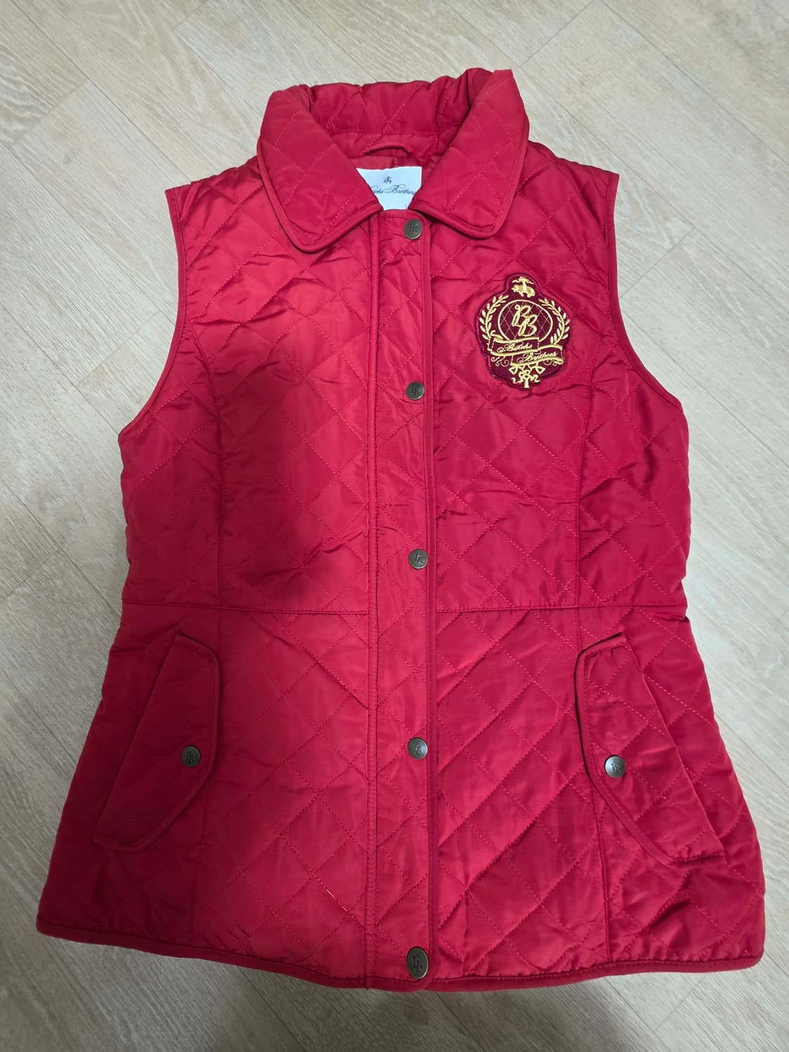 브룩스브라더스 구스다운 크레스트 로고 퀼팅 베스트 상품이미지1