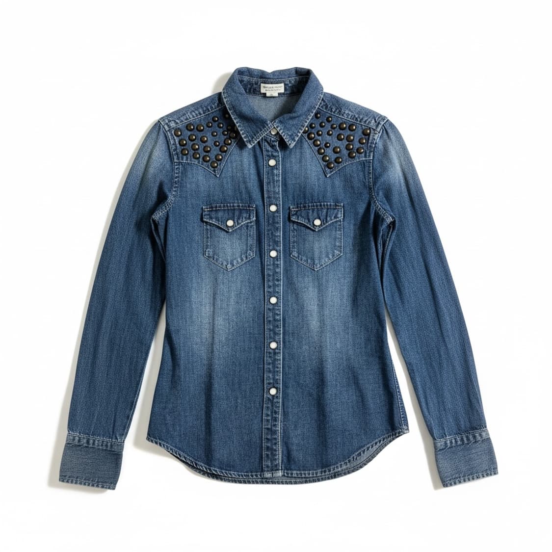 Denim&Supply 랄프로렌 스터드 데님 셔츠 XXS 상품이미지1