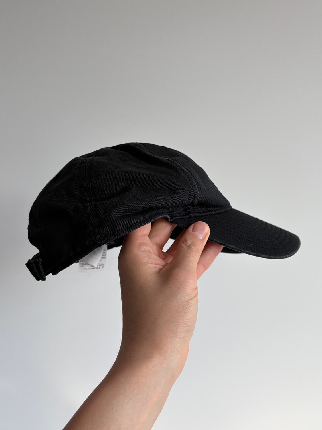 아디다스 퍼포먼스 삼선 베이직 블랙 볼캡 상품이미지3