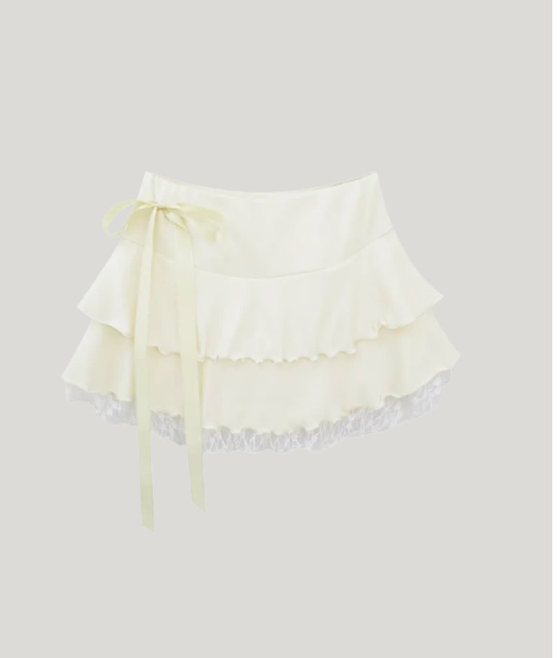 리본 레이스 캉캉 스커트 상품이미지4