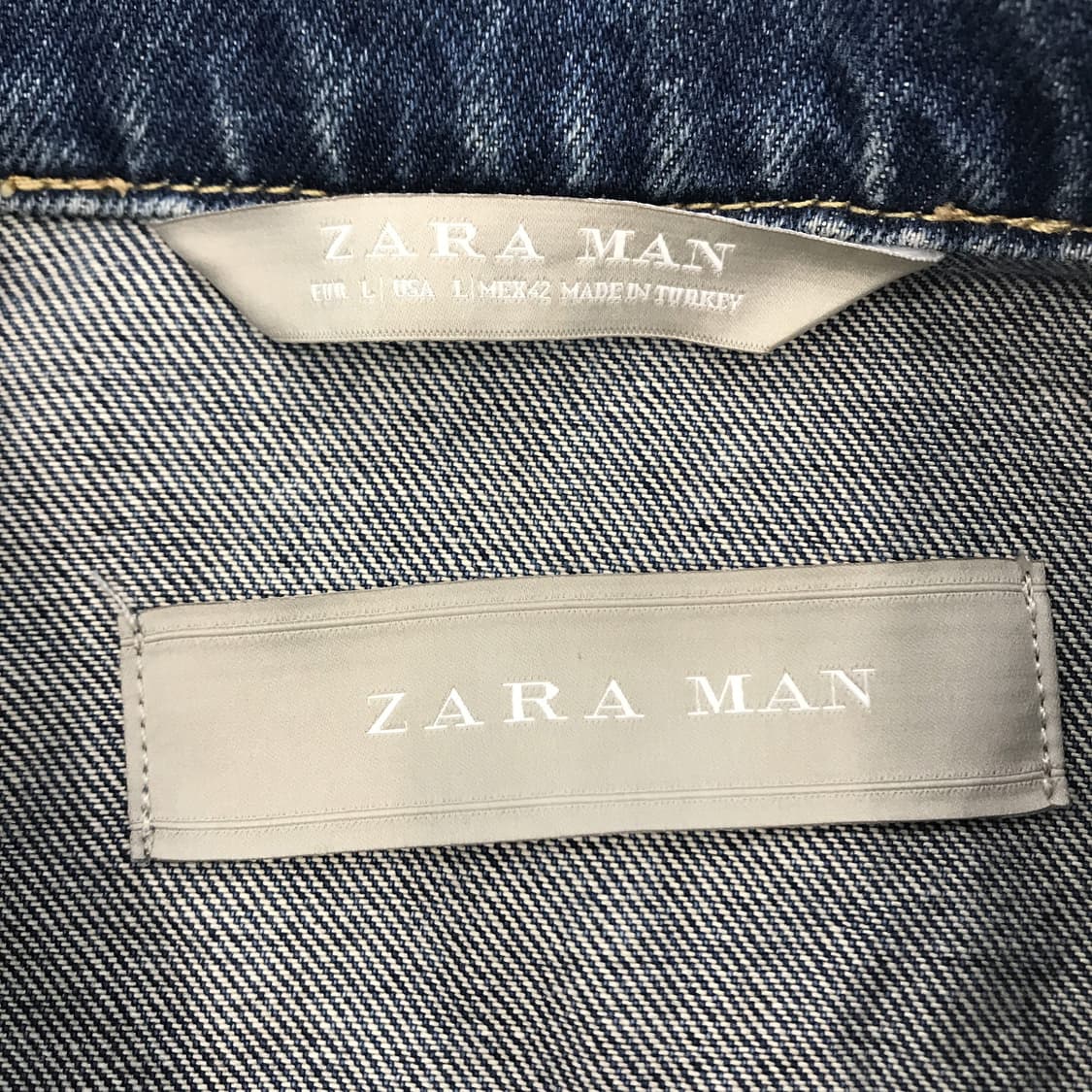 자라 데미지 워싱 데님트러커자켓 [95] 상품이미지5