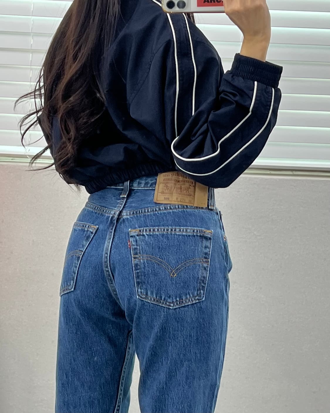 (허단34)90'S 리바이스 USA 501 진청-M1869 상품이미지1
