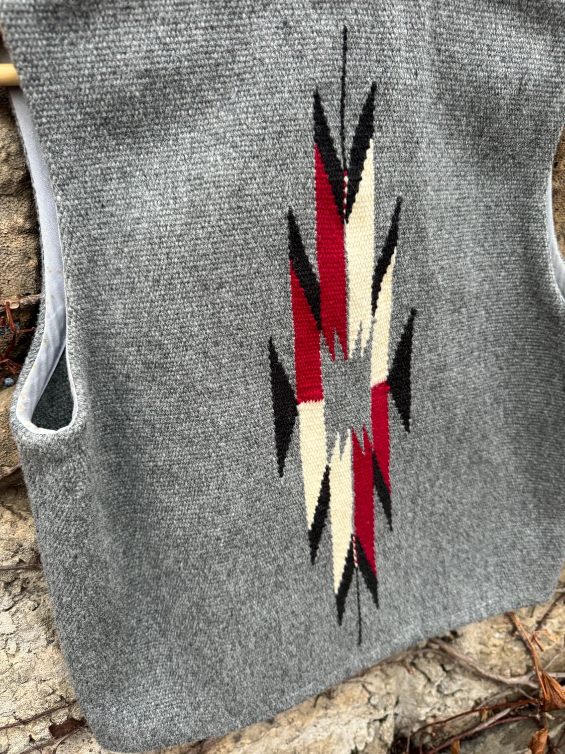 센티넬라 핸드 우븐 울 오르테가 네이티브 무늬 웨스턴 치마요 베스트 상품이미지6