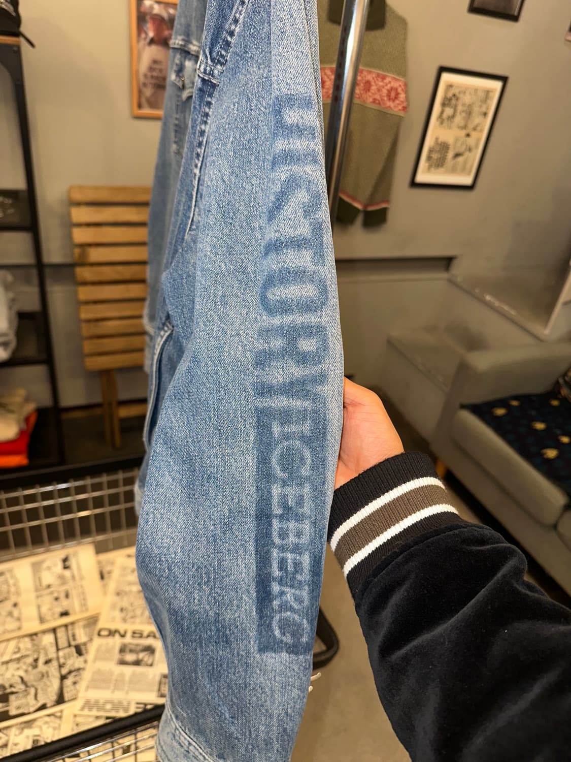 90‘s Iceberg disney American flags denim 상품이미지7