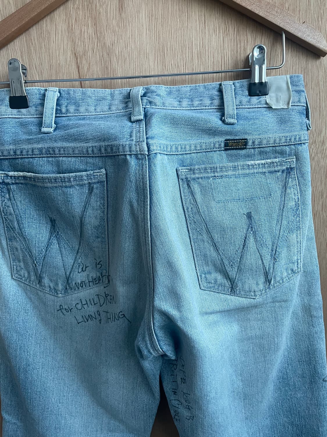 엔헐리우드 랭글러 레터링 플레어 팬츠 상품이미지9