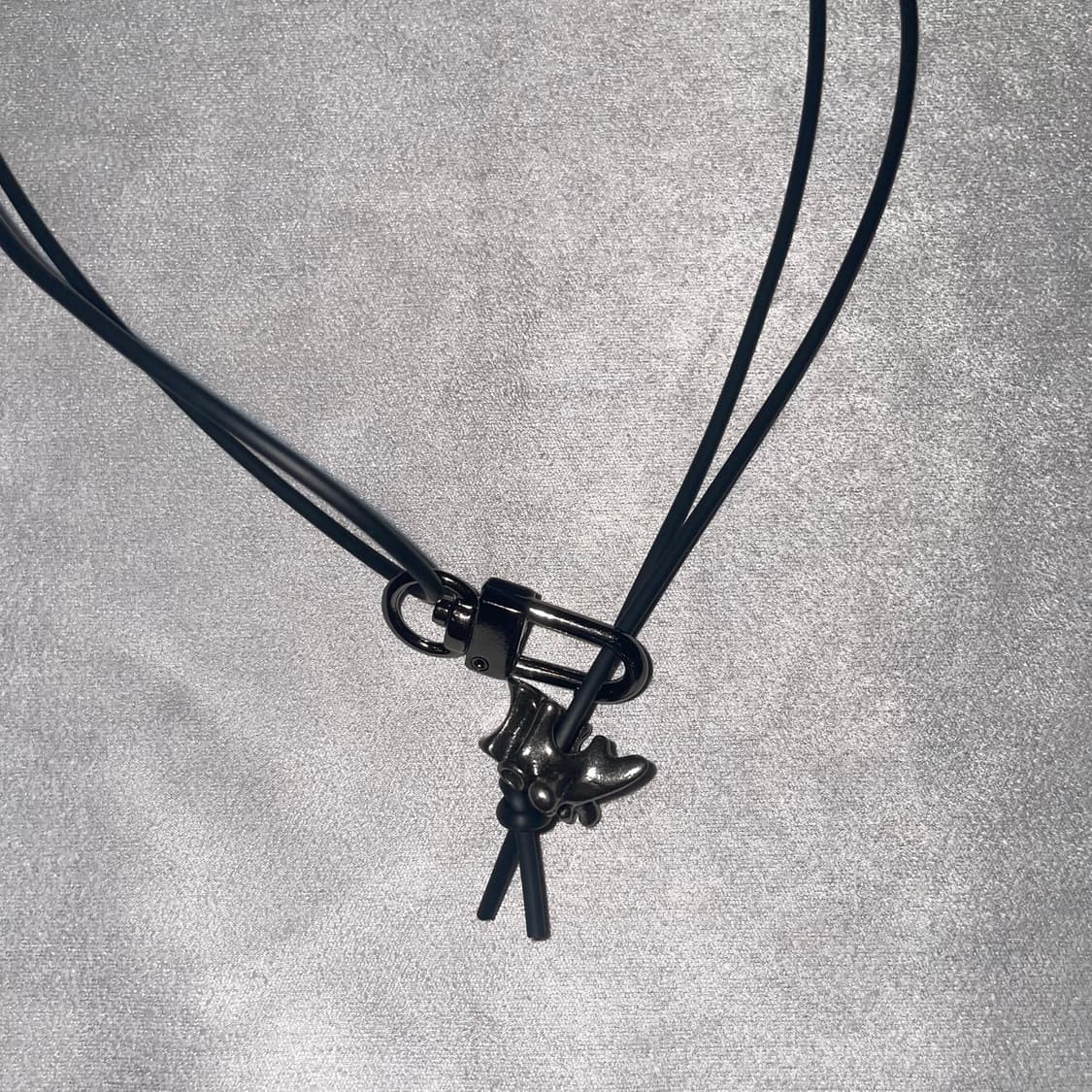 Leather Pendant Necklace 상품이미지1