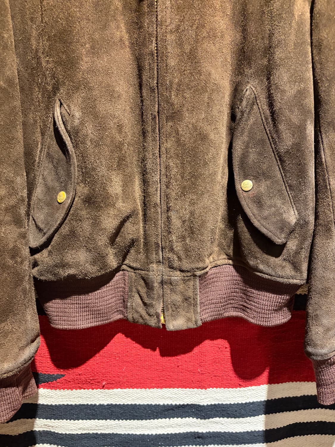 Karl hemut suede jacket / 칼 헬무트 스웨이드블루종 상품이미지7