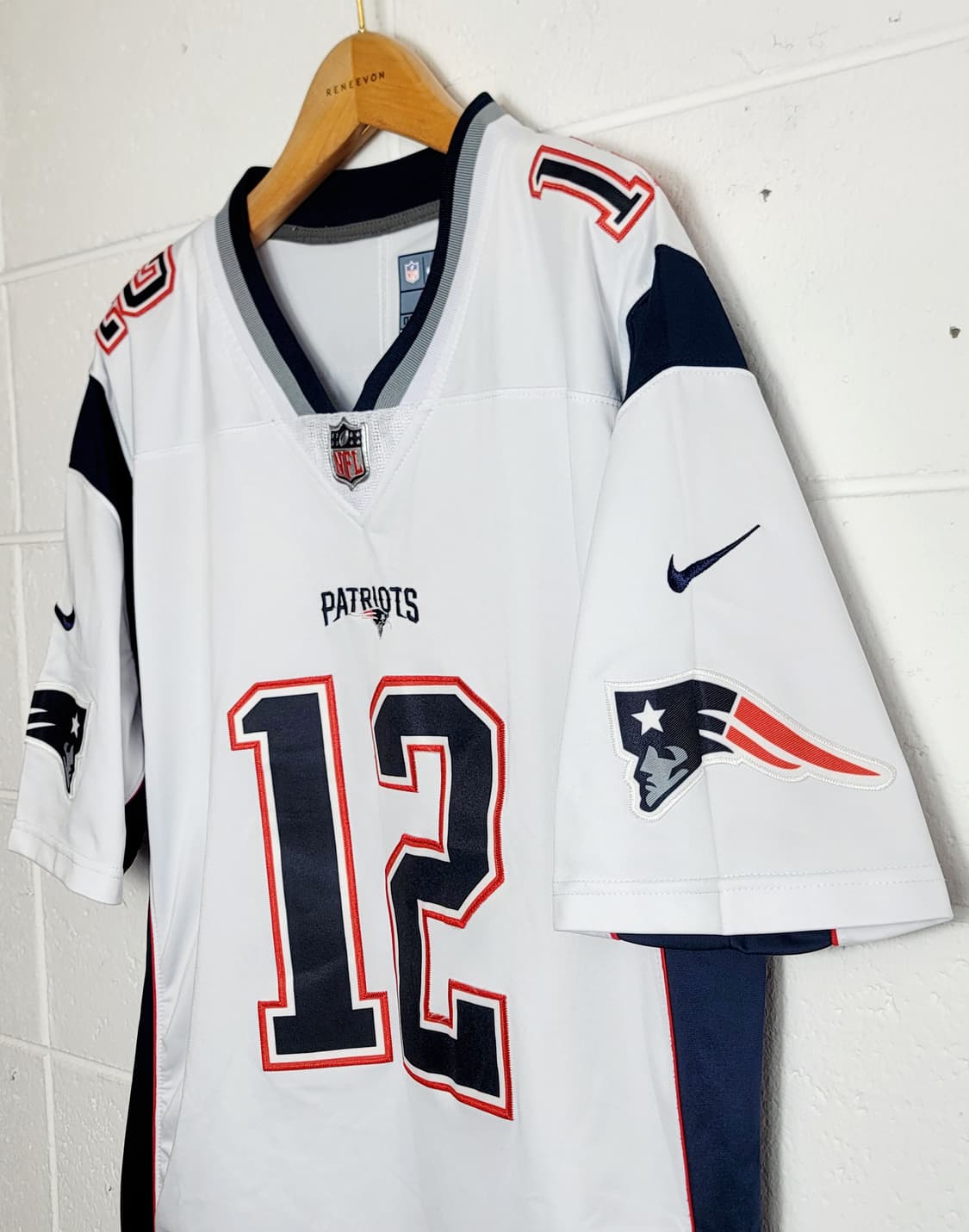 나이키 x NFL 뉴잉글랜드 패트리어츠(12.톰브래디) 럭비져지(유니폼) 상품이미지5