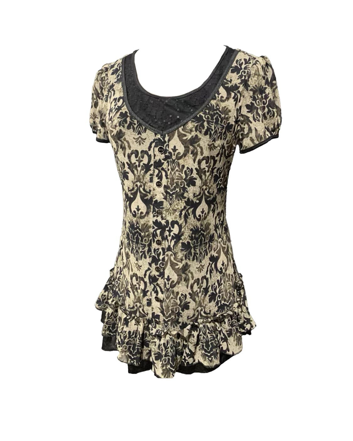 바로크 프릴 원피스 탑 상품이미지1